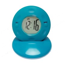 Floating bathtub thermometer and alarm