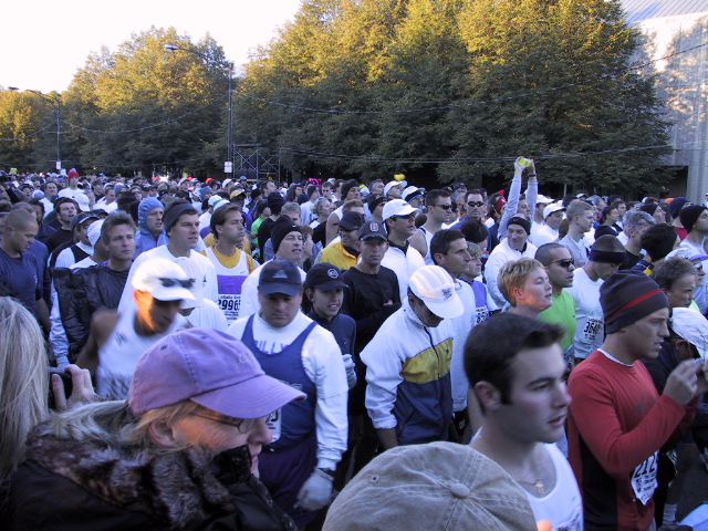 Chicago Marathon start 2002