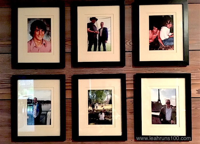 Six photos in a grid that honor the birthday person in our family.